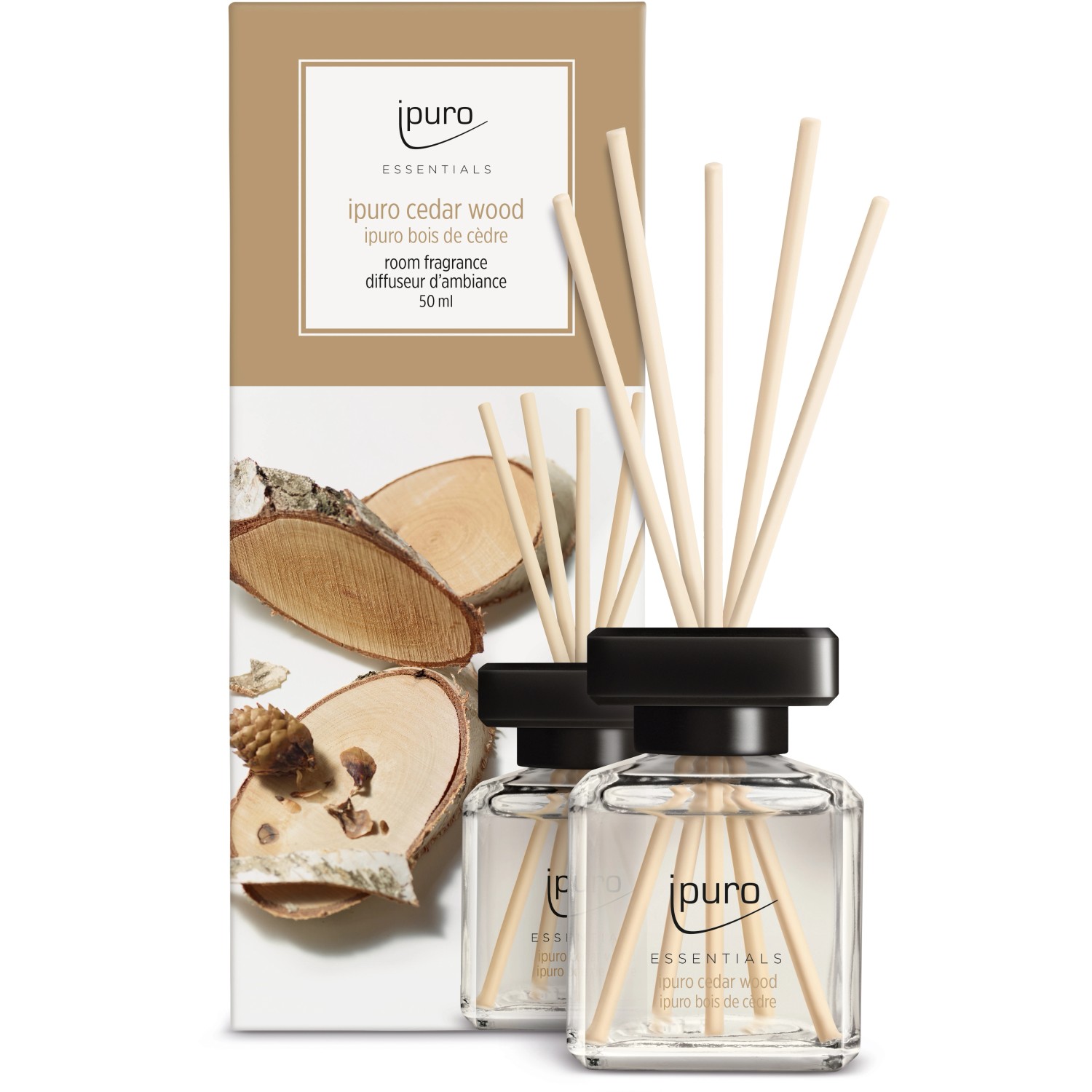 ipuro ESSENTIALS Raumduft Cedar Wood 50ml