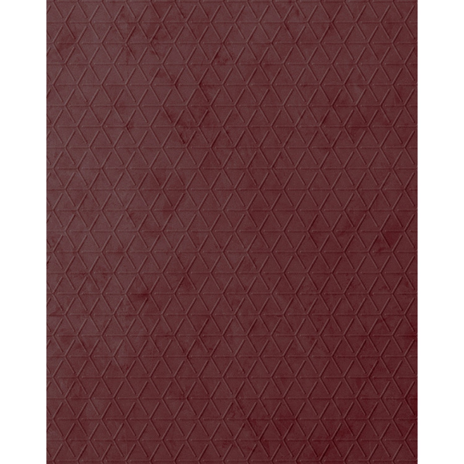 WALLFACE 22739 CUBE VELVET Bordeaux Wandverkleidung in Leder Optik Matt Rot 2,63 m2 2613 mm x 1005 mm x 6 mm 2,63 m2 Rot