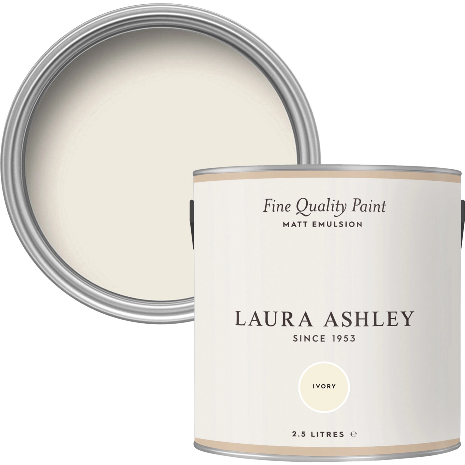 Laura Ashley Wandfarbe Ivory Beige 2,5 l
