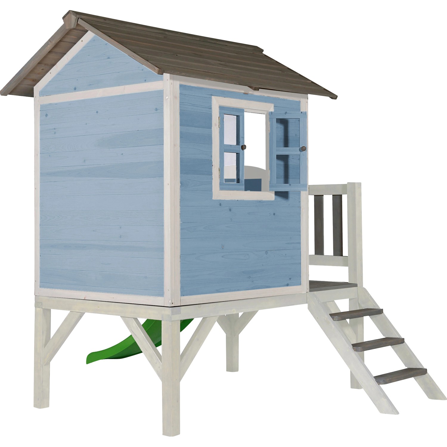 Sunny Spielhaus Lodge XL Caribean Blau/Weiß