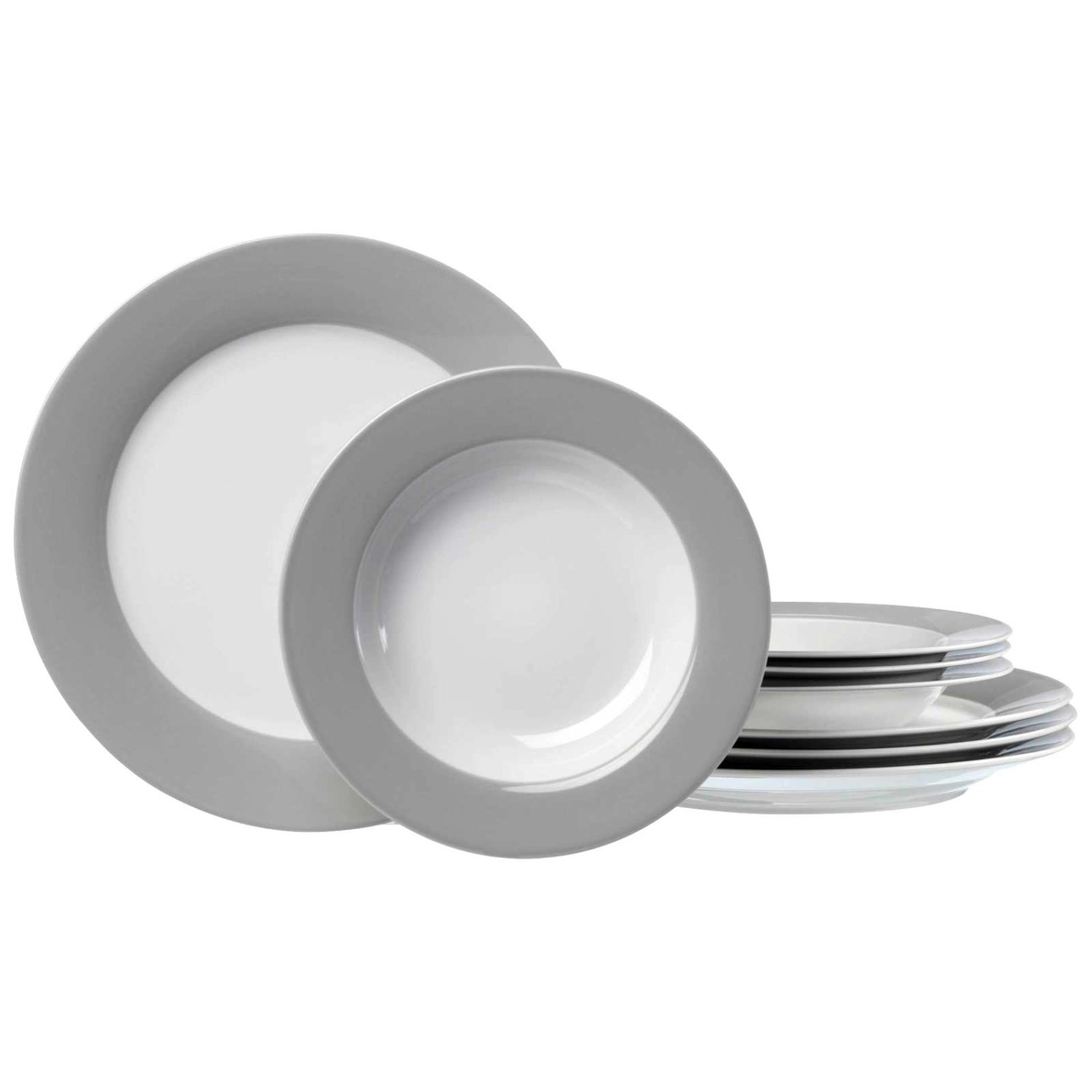 Ritzenhoff & Breker Doppio Tafelservice 8-teilig Grau