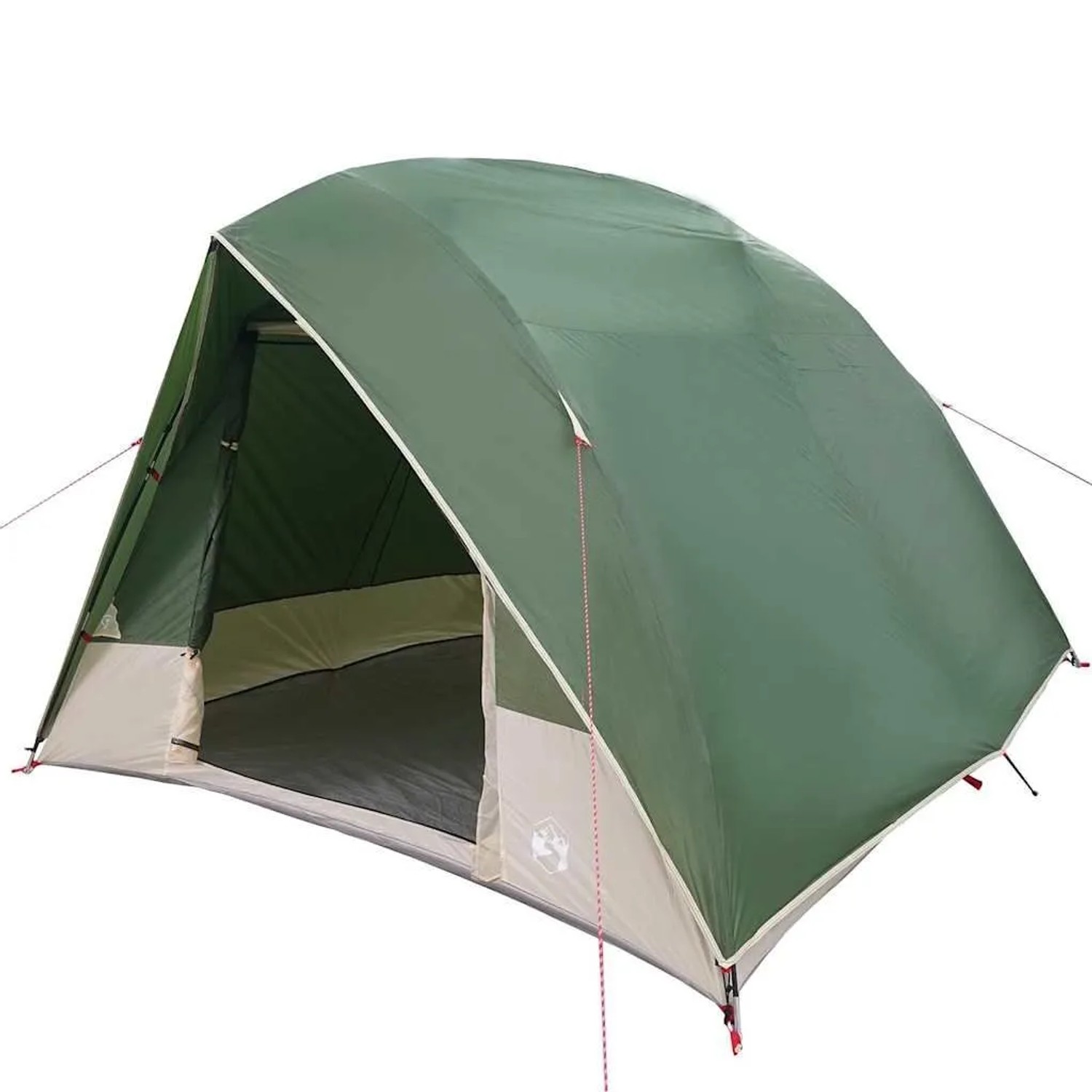 vidaXL Campingzelt mit Dach mit Speicher Grün 320 x 275 x 190 cm Taft 42001160