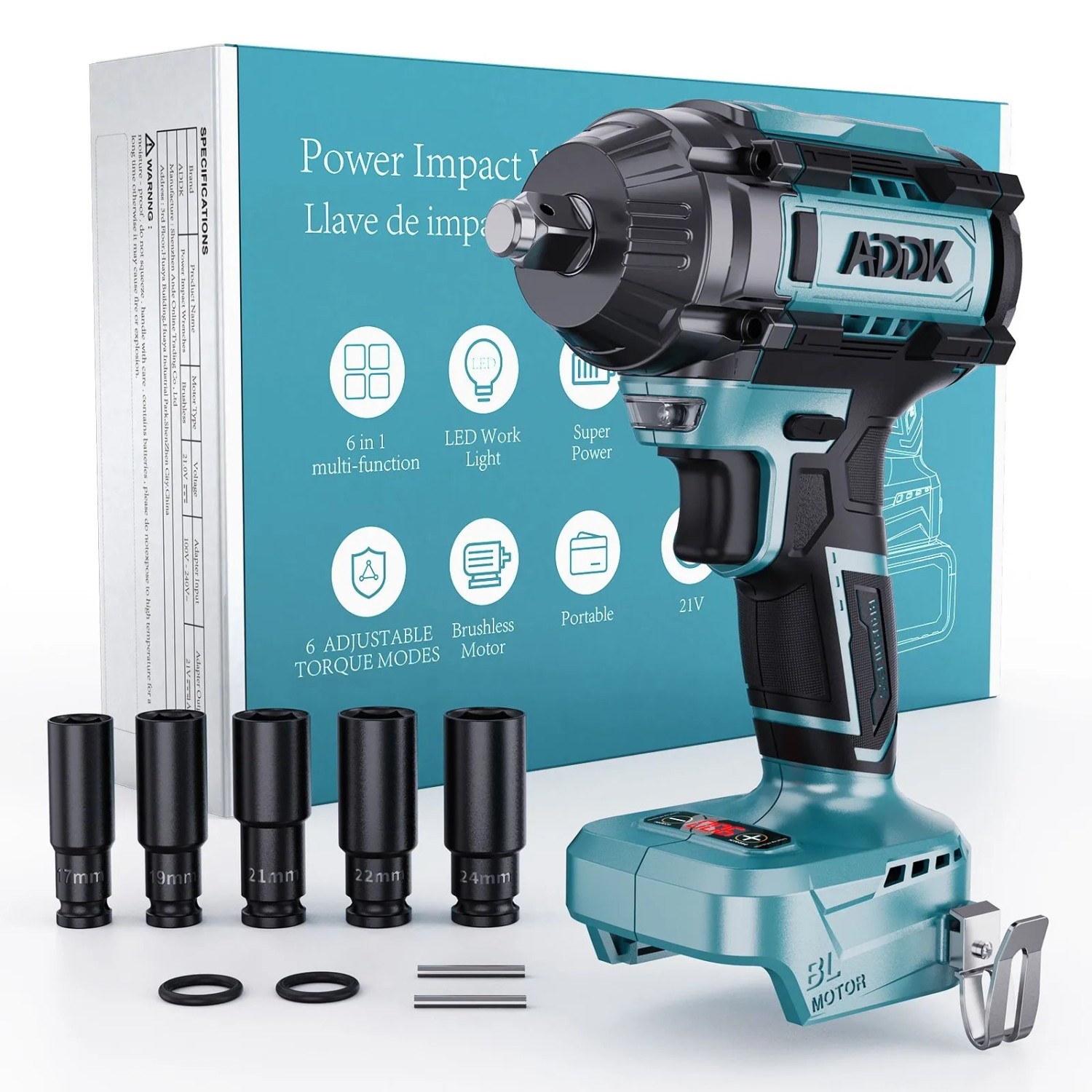 PXloue Bohrschrauber 21V Akkuschrauber Set-Akkubohrer mit Tasche für Reparaturen und Heimwerken