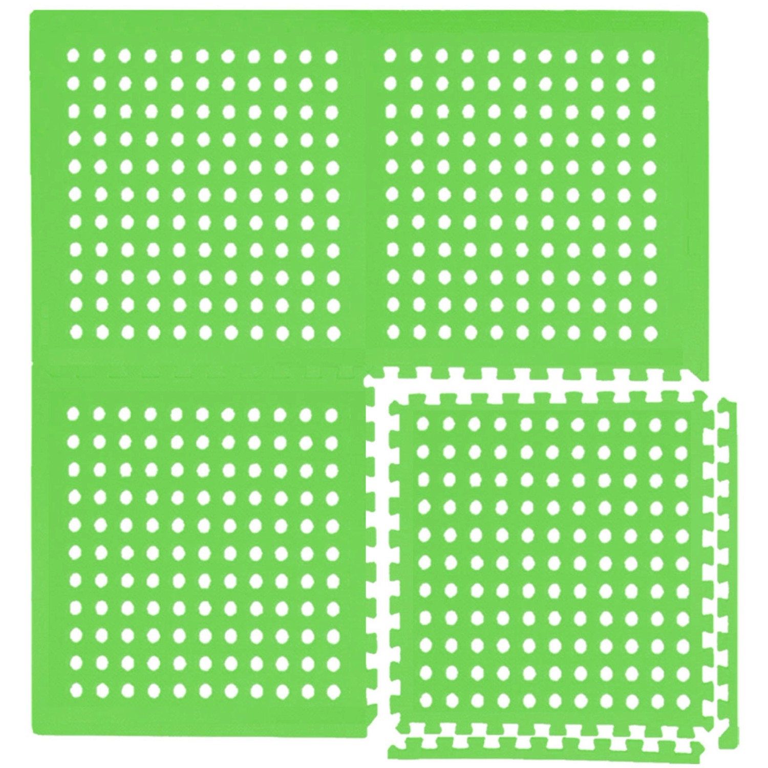 eyepower Poolunterlage für 305 cm Pool 36 EVA Matten 1cm Dick Grün