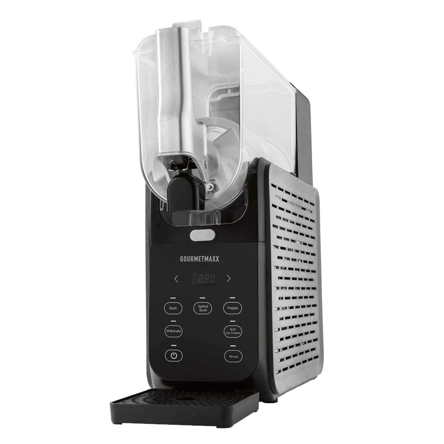 GOURMETmaxx Slush-Eismaschine FreezeUp 200 W Schwarz-Grau 2,8 l