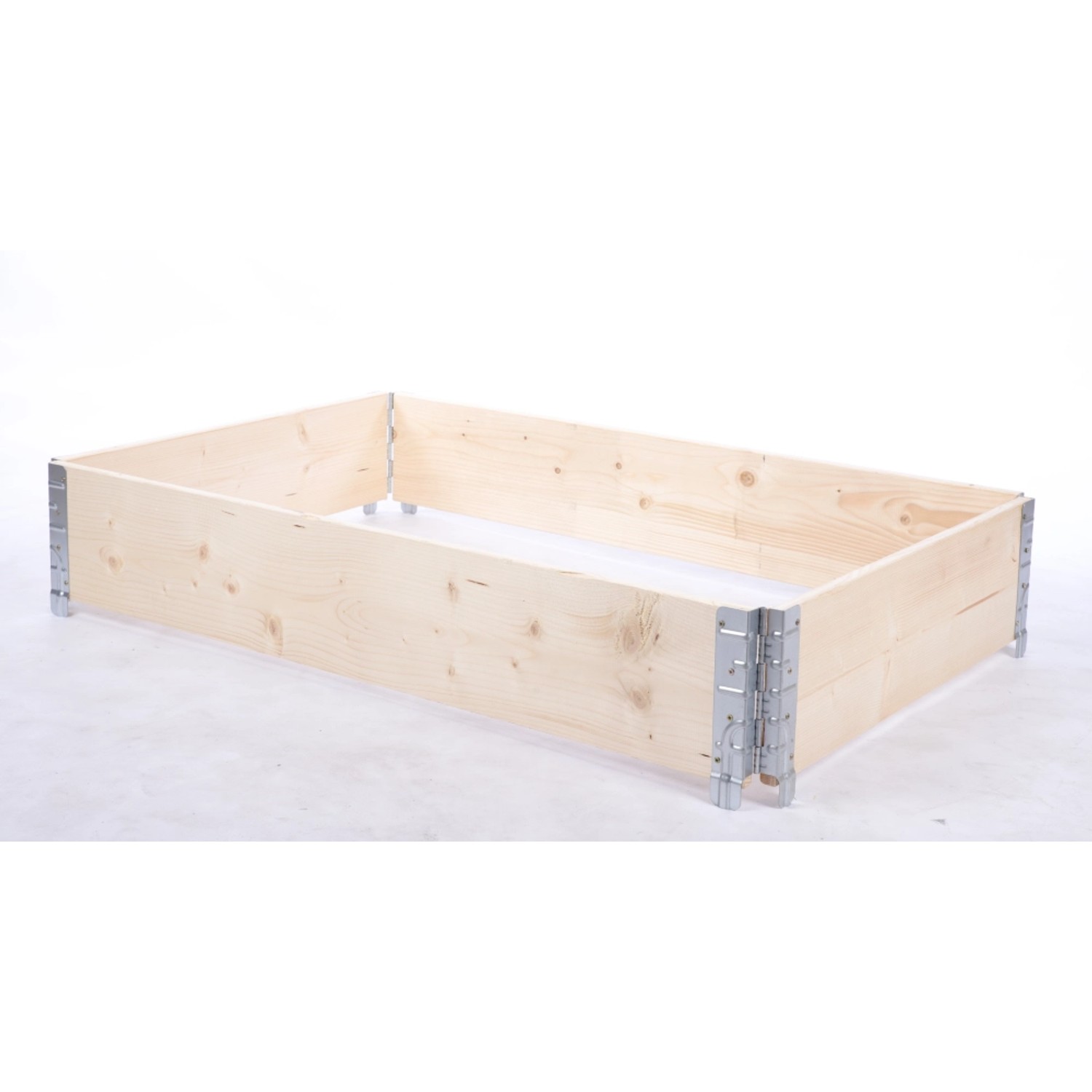PROREGAL Hochbeetkisten GrowBox HxBxT 20x120x80cm 1 Ebene Holz Natur