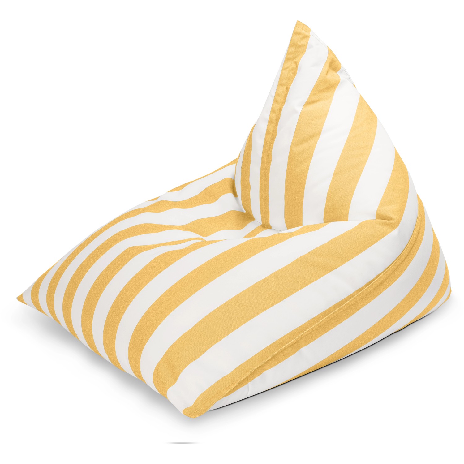 Sitting Point Sitzsack Calypso Santorin 300 l Gelb Streifen-Muster