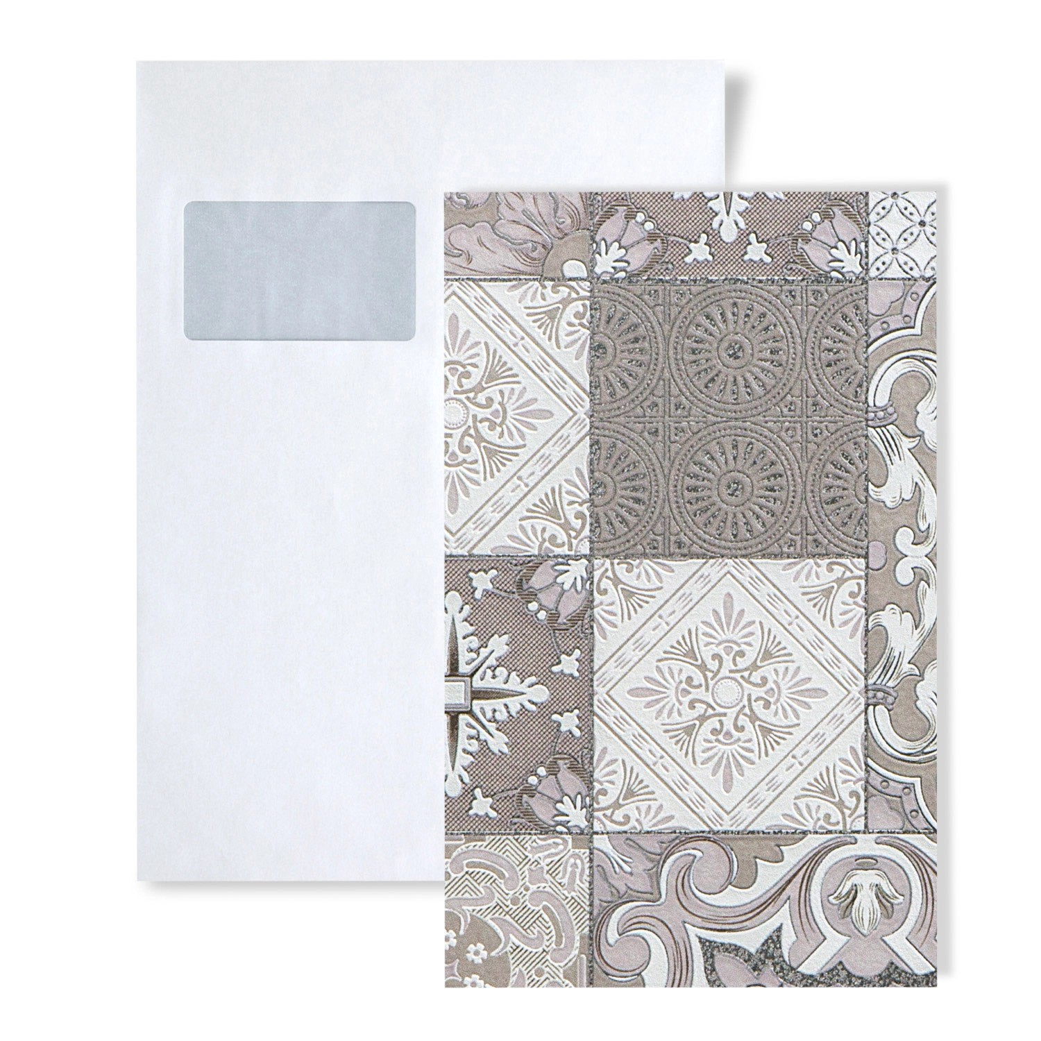 EDEM 1 MUSTERSTÜCK BRAVO S-87001BR13 DIN A4 MUSTER der Collage Tapete