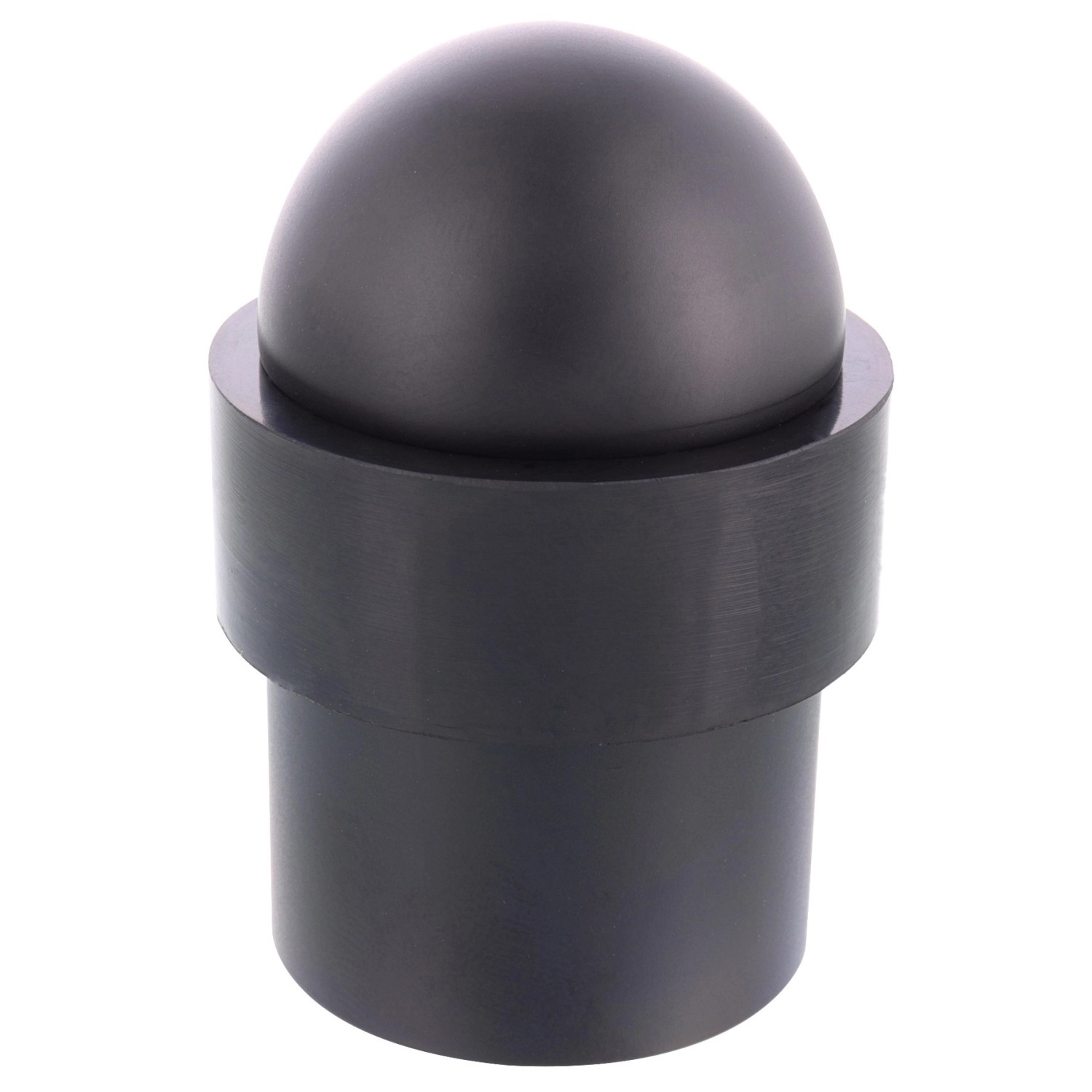 Wagner Bodentürstopper Dom Ø 35 mm x 50 mm Metall Schwarz Matt