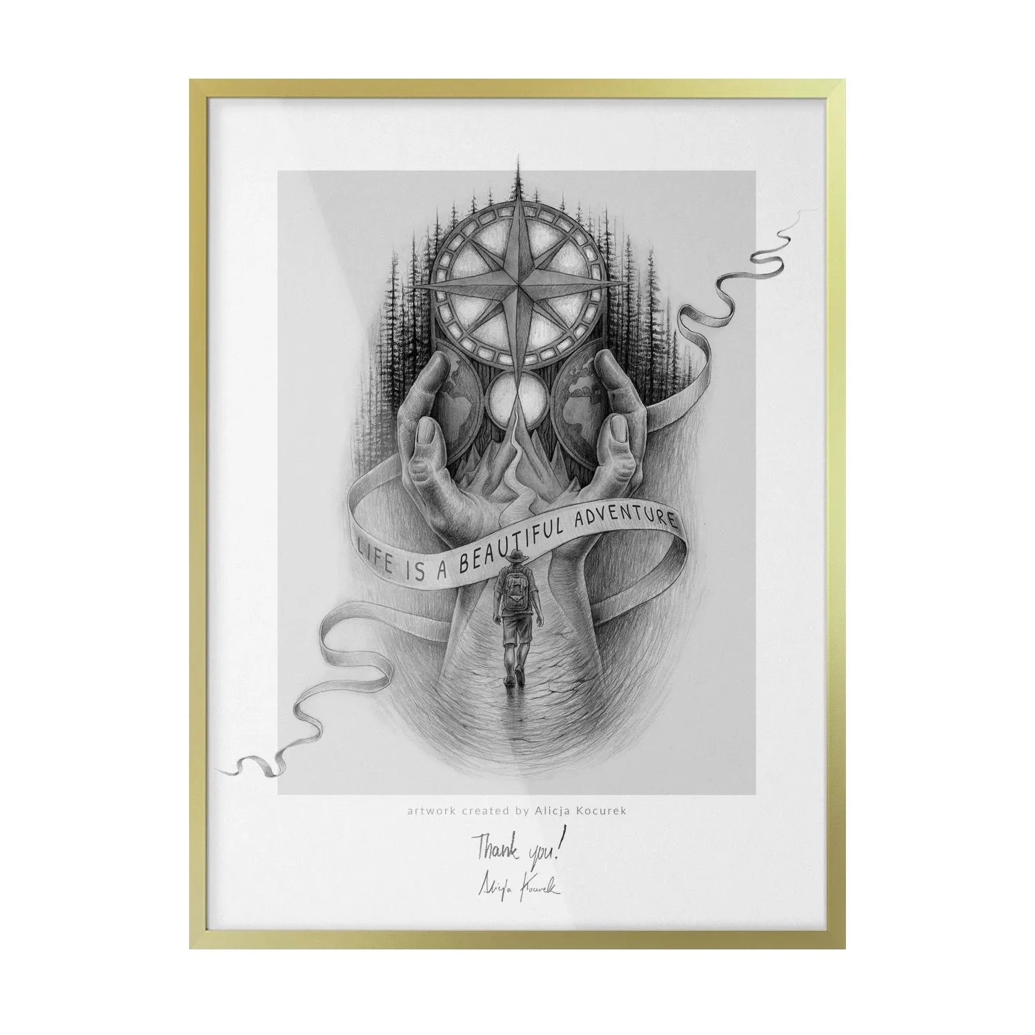 Tulup Bilderrahmen Fotorahmen 60x80 cm Gold Bilderrahmen Foto Bilderrahmen Dekorativer Bilderrahmen