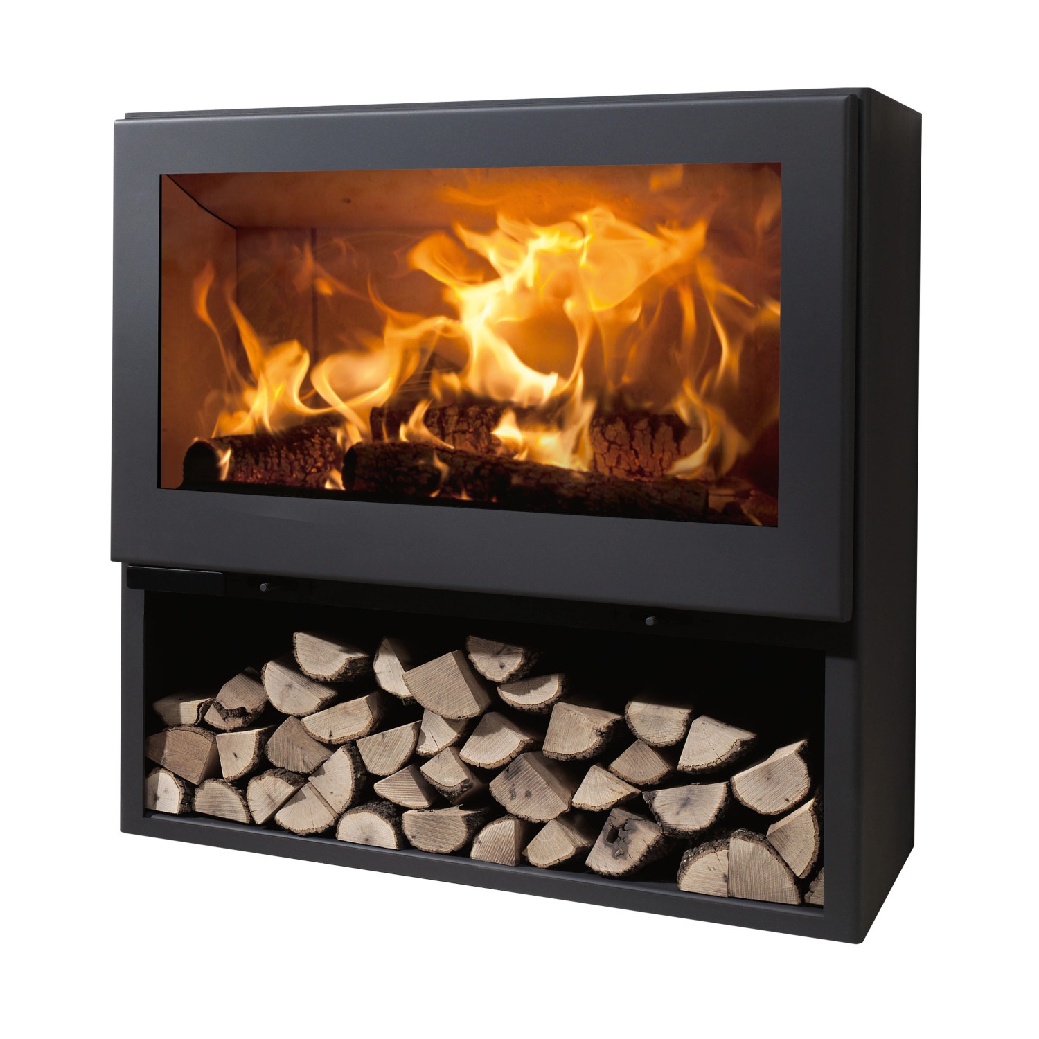 Panadero Kaminofen Fenix EcoDesign Stahl Schwarz 7 kW