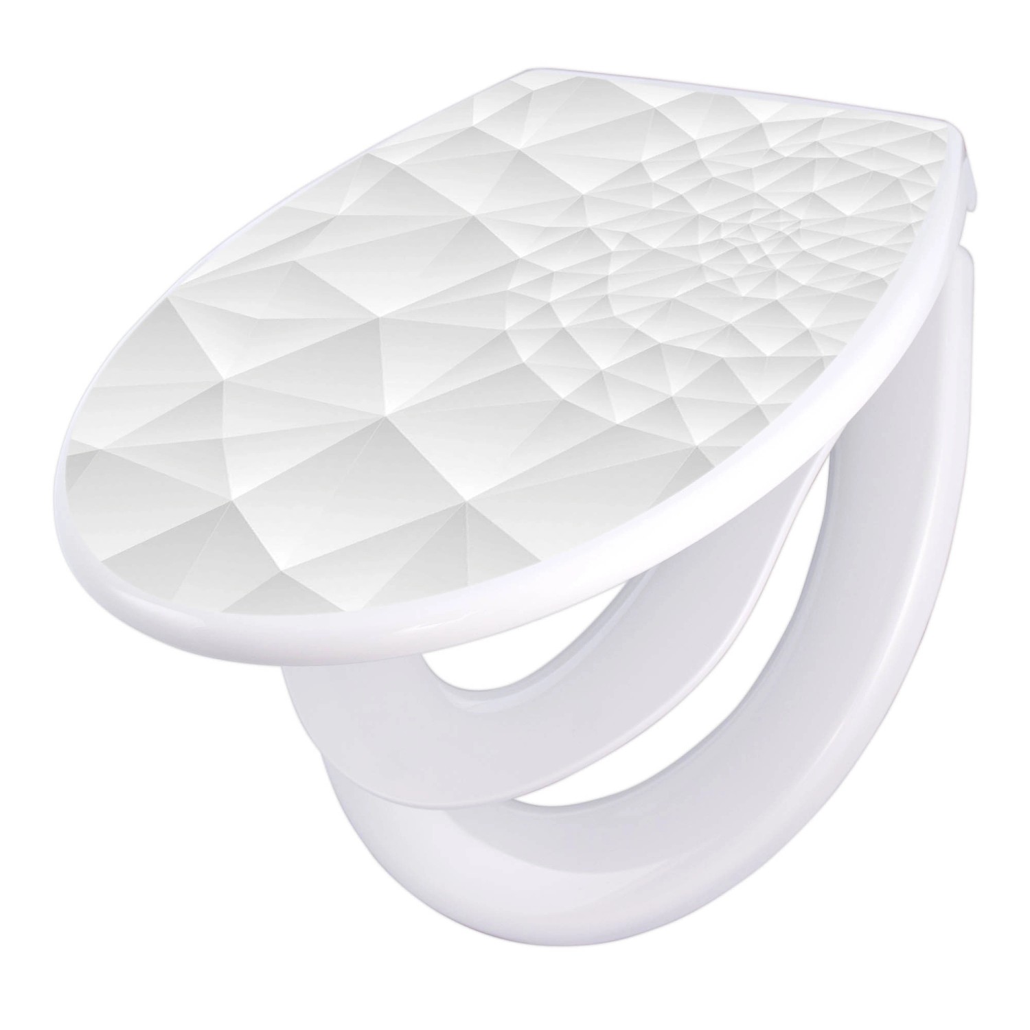 Banjado Familien WC Sitz Mit Absenkautomatik Universeller Klodeckel Mit Kindersitz Hochwertiges Polypropylen Mit Motiv Nautilus