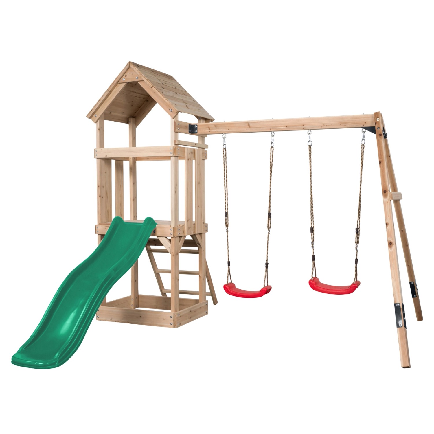 Swing King Spielturm Noa 234 cm x 265 cm x 280 cm Grün FSC®