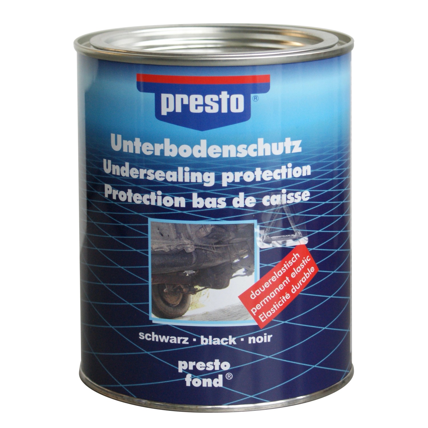 Presto Unterbodenschutz Bitumen Schwarz 1,3 kg