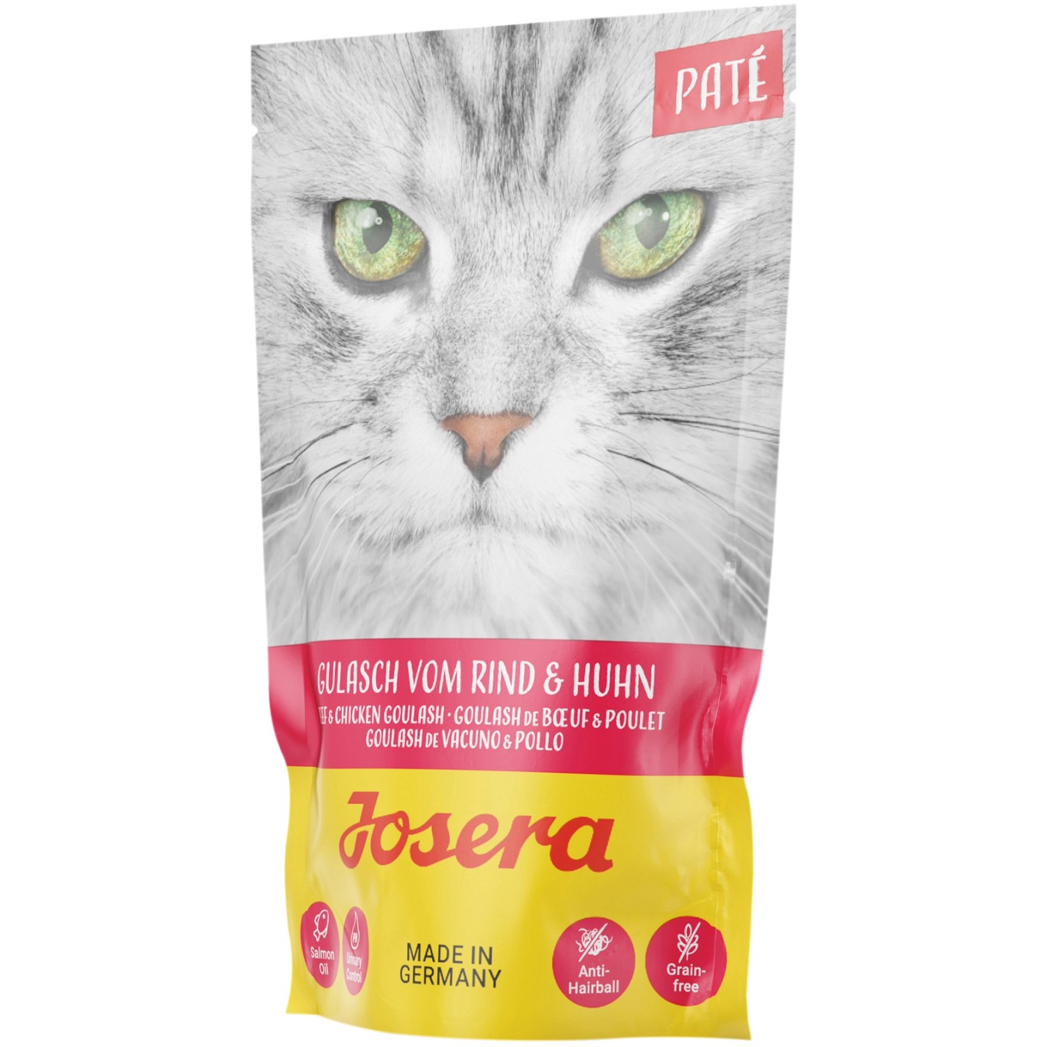 Josera Katzen-Nassfutter Pate Gulasch vom Rind und Huhn 85 g
