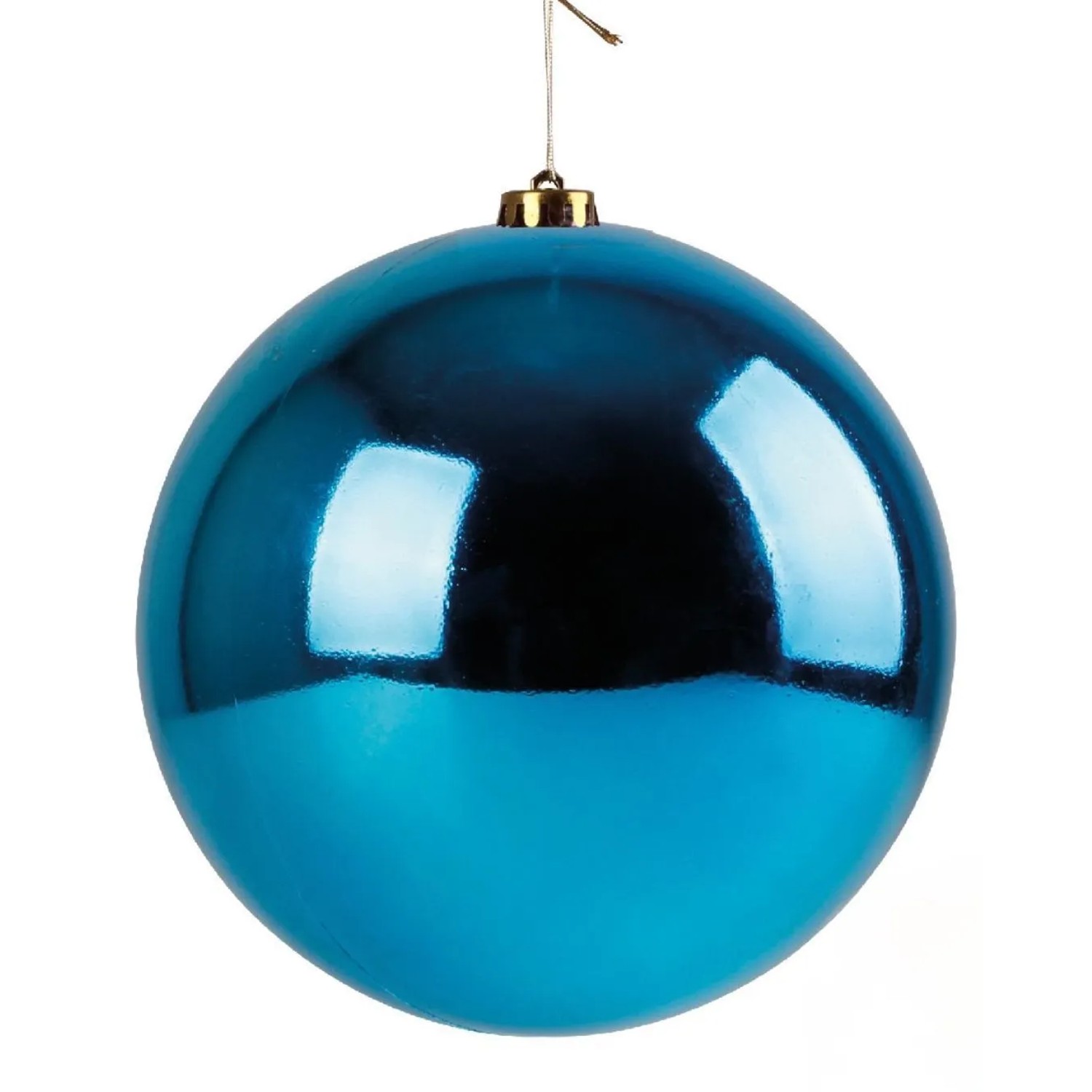 Lex Christbaumkugel Petrol Weihnachtskugel ⌀ 20 cm Baumschmuck Deko-Kugel Glänzend