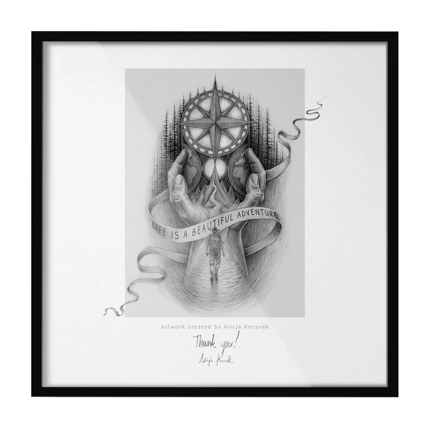 Tulup Bilderrahmen Foto Bilderrahmen 50x50 cm Schwarz Bilderrahmen Bilderrahmen für die Wand Wandbilderrahmen