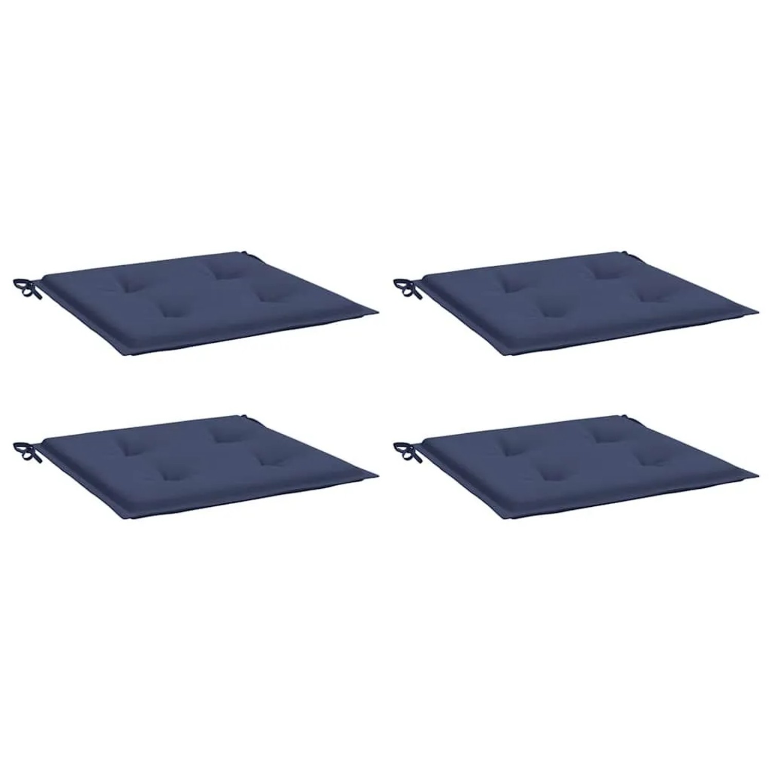 vidaXL Palettenkissen 4 Stk Marineblau 50x50x4 cm Oxford-Gewebe 378428