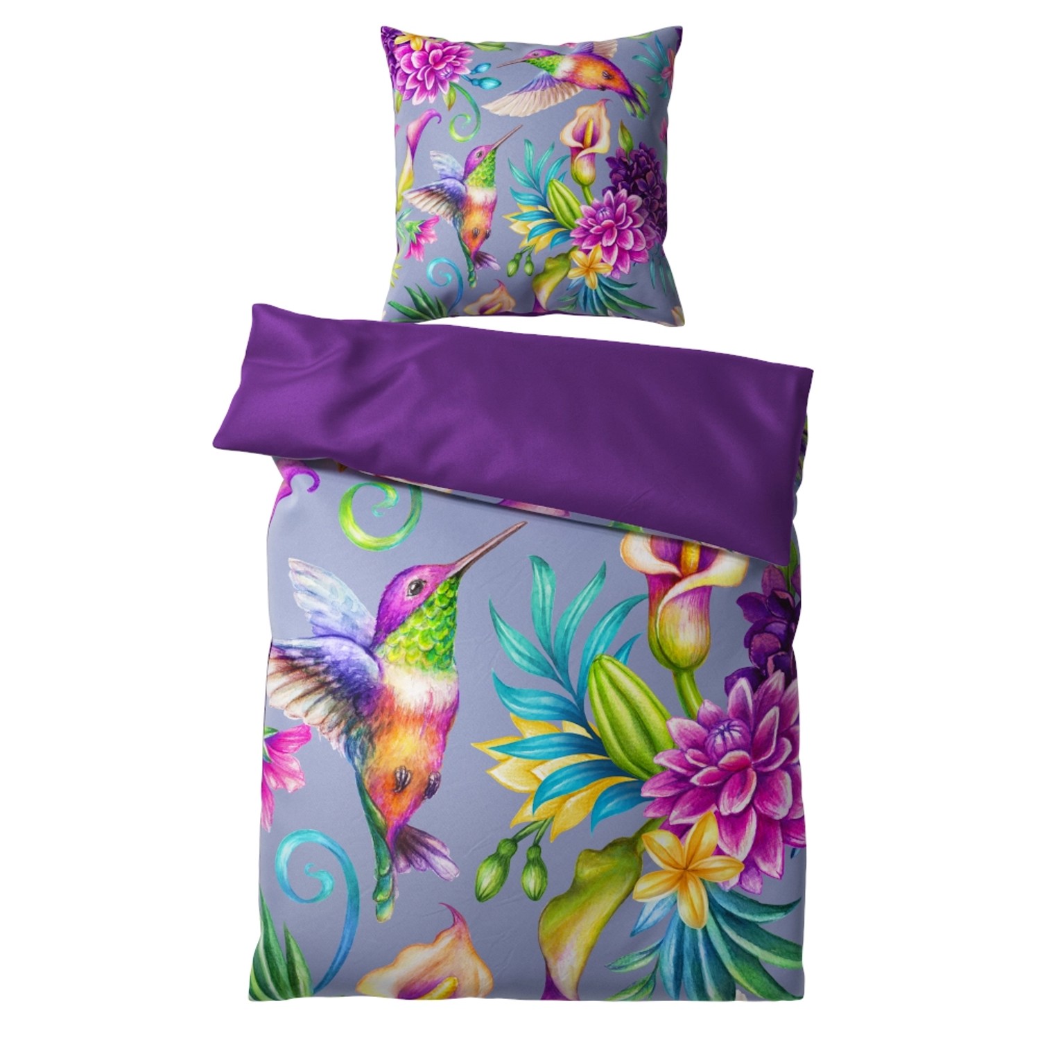 SANILO Bettwäsche 2-teilig Kolibri