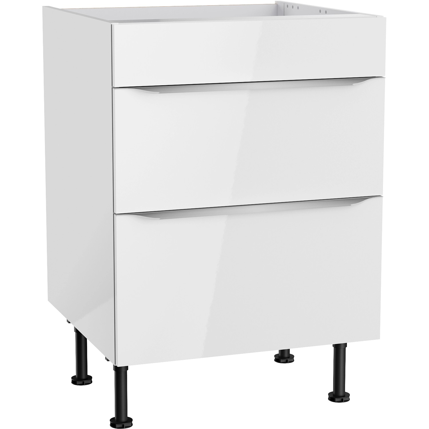 Optifit Unterschrank für Kochfeld Arvid986 60 cm x 87 cm x 58,4 cm Weiß