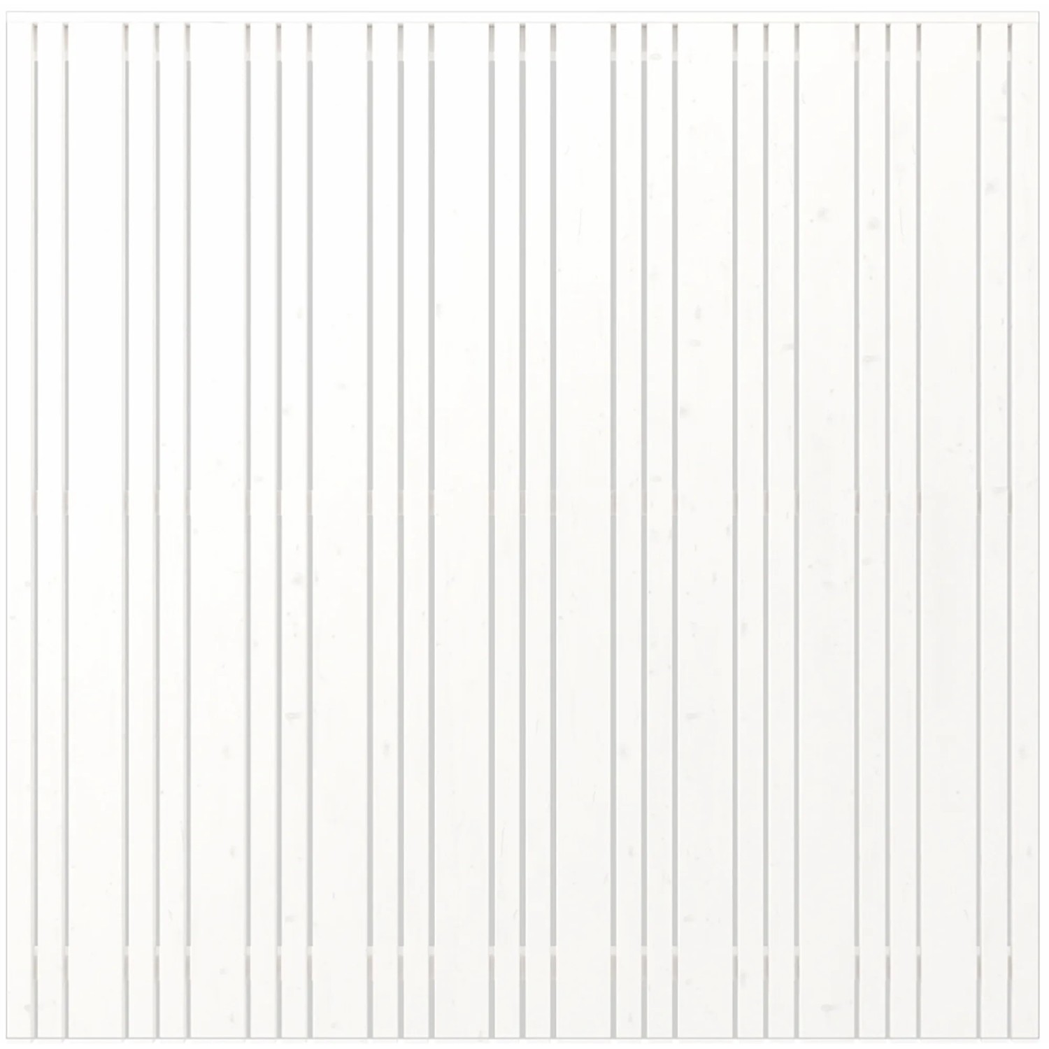 Plus Holz  Sichtschutzzaun Tangent Nadelholz Weiß 180 cm x 180 cm