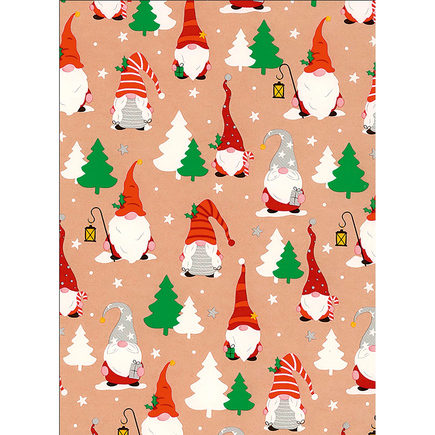 Geschenkpapier Weihnachten Rolle 10 m 5-fach sortiert