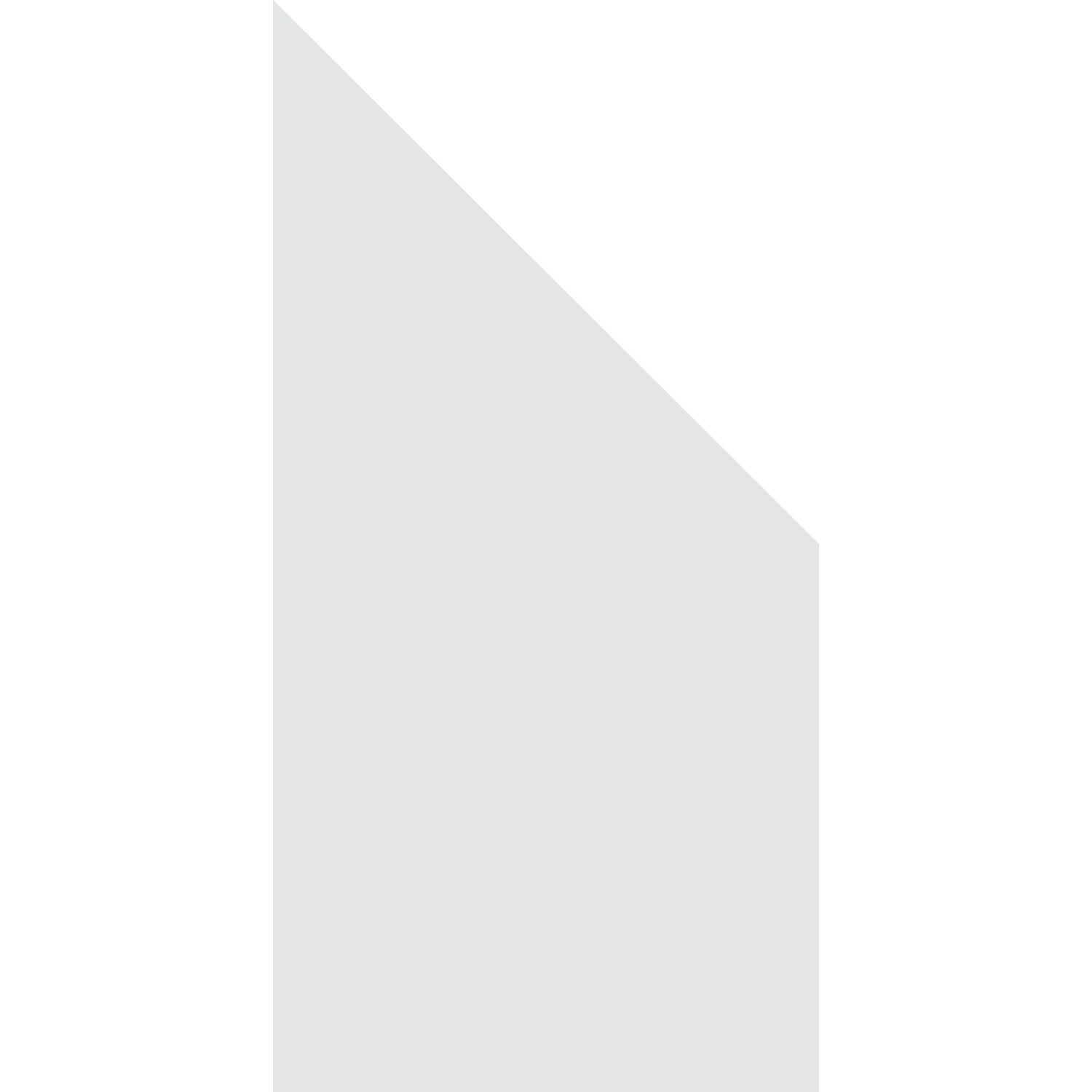 Groja Sichtschutzzaun Ambiente Schräg Rechts 90 cm x 180/90 cm x 0,8 cm Klarglas