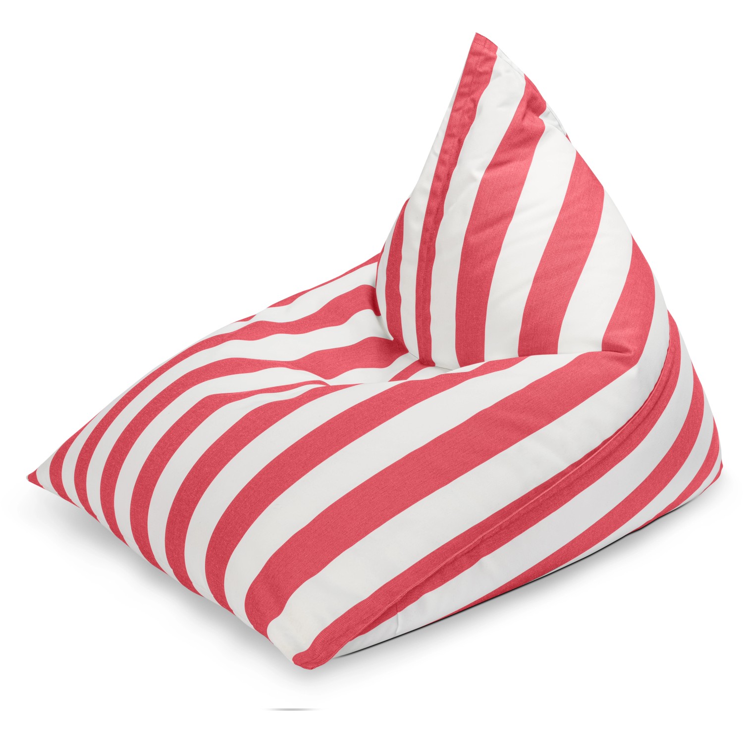 Sitting Point Sitzsack Calypso Santorin 300 l Rot Streifen-Muster