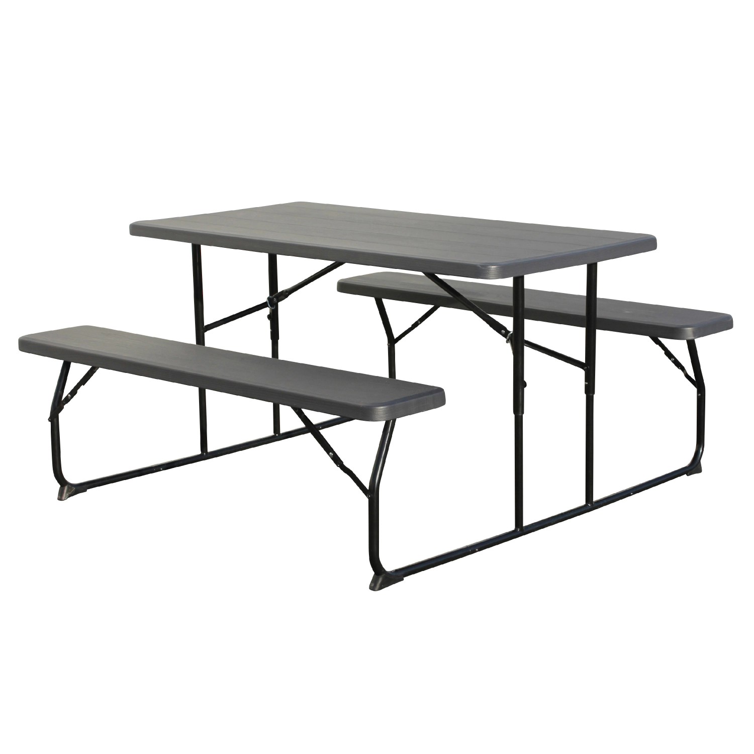 Leco Bierzeltgarnitur Carina Klappbar Anthrazit