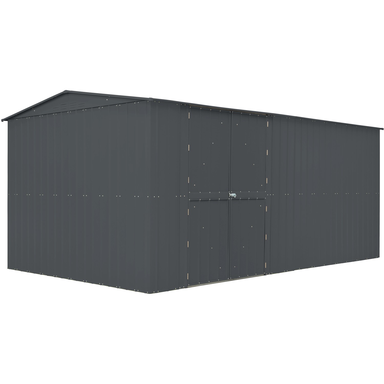 Globel Gerätehaus Worker 1510 Anthrazit 454 cm x 308 cm x 224,6 cm