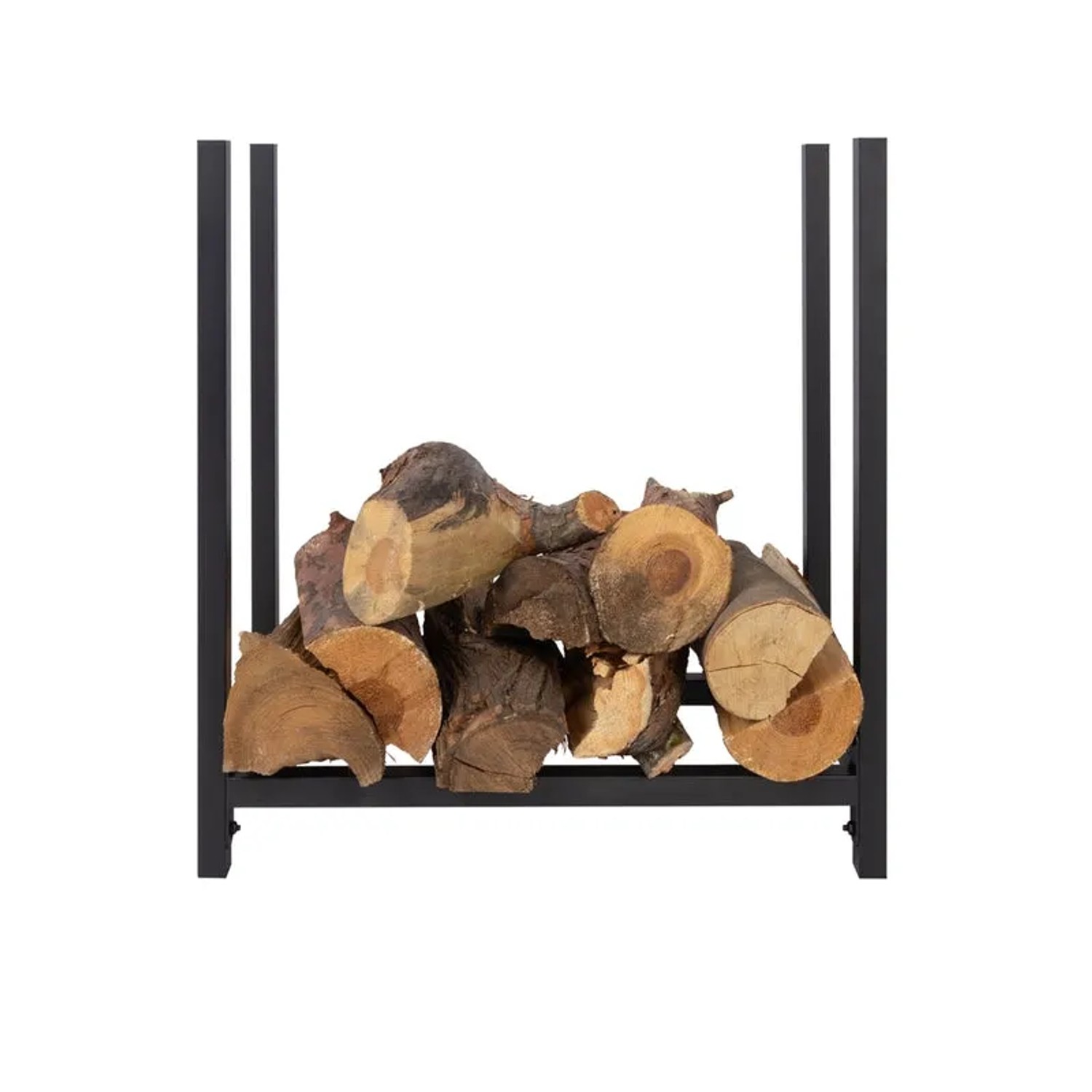 KARAT Kaminholzregal Lesbos Modernes Regal für Brennholz 60 x 61 x 25cm