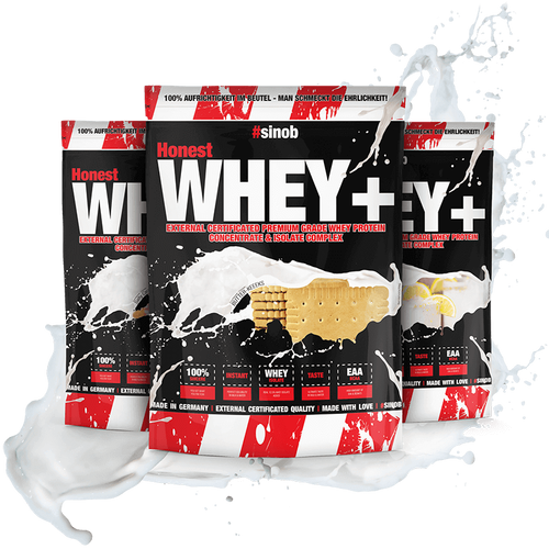 Sinob Eiweiß Honest Whey+ Protein 1000g Beutel