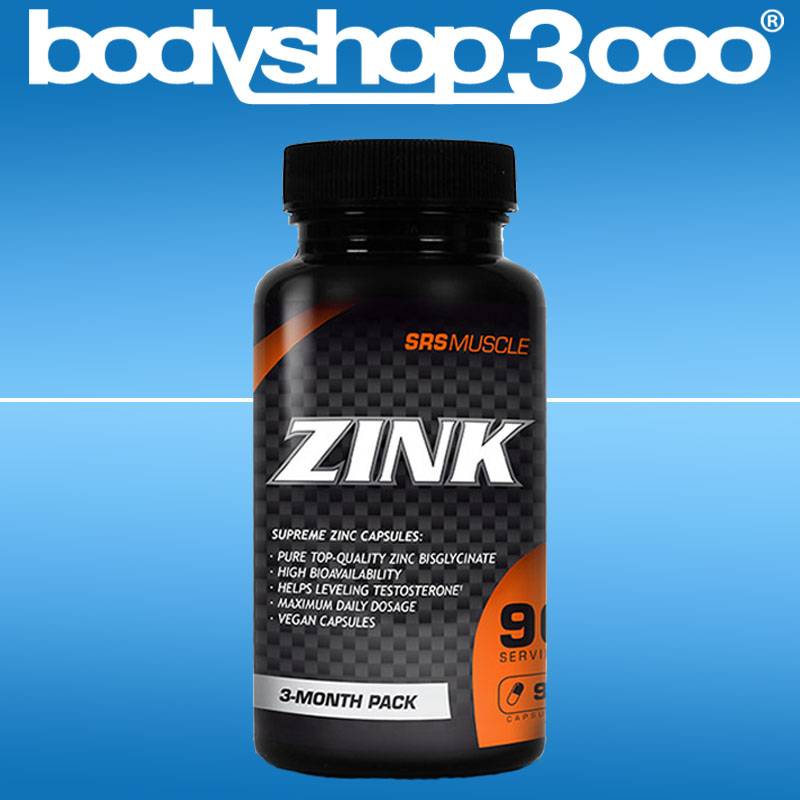 SRS MUSCLE Zinc - SUPREME Zink CAPSULES, 90 Kapseln Dose