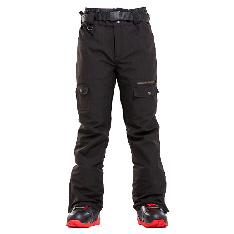 Winter Outdoor Ski Pants Men's And Women's Waterproof Slim Single-board Double Board Large Size Warm Cotton Pants