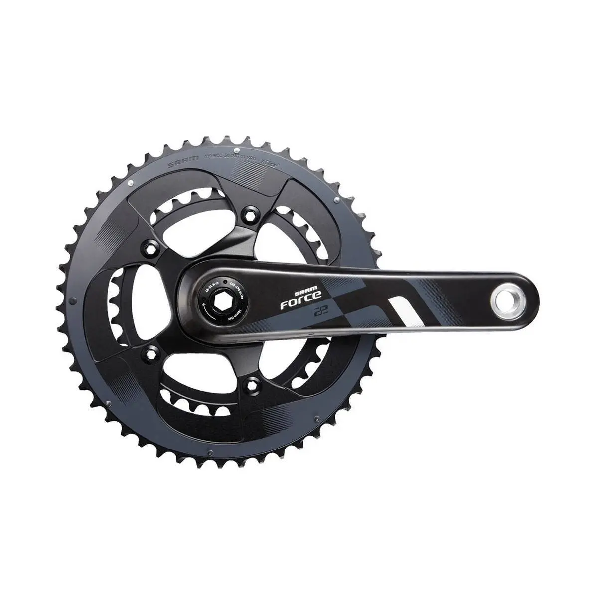 Rennrad-Kurbelgarnitur Sram Force22 Yaw 50/34 No Gxp