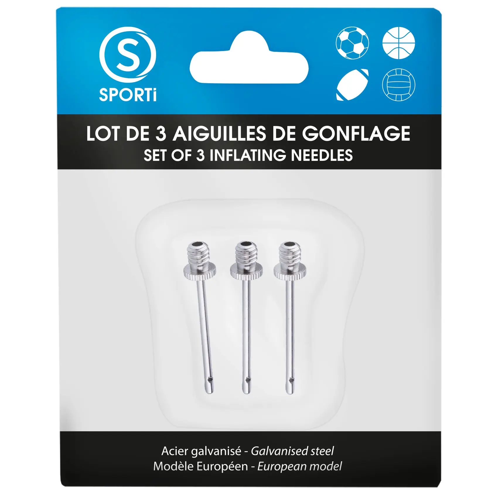 Fußball-Nadeln Sporti (x3)