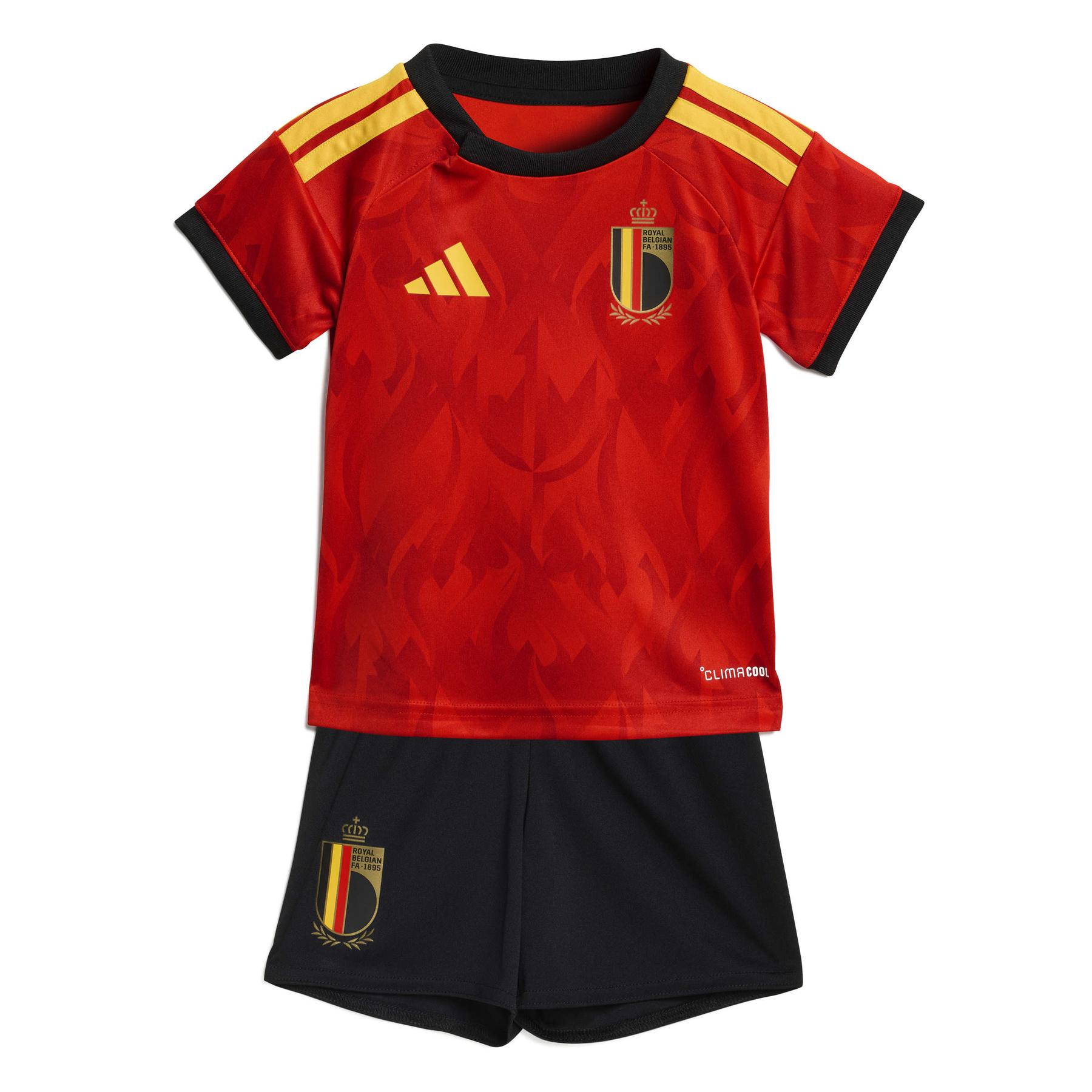 Mini-Set Zuhause Baby Belgien Coupe du Monde 2026