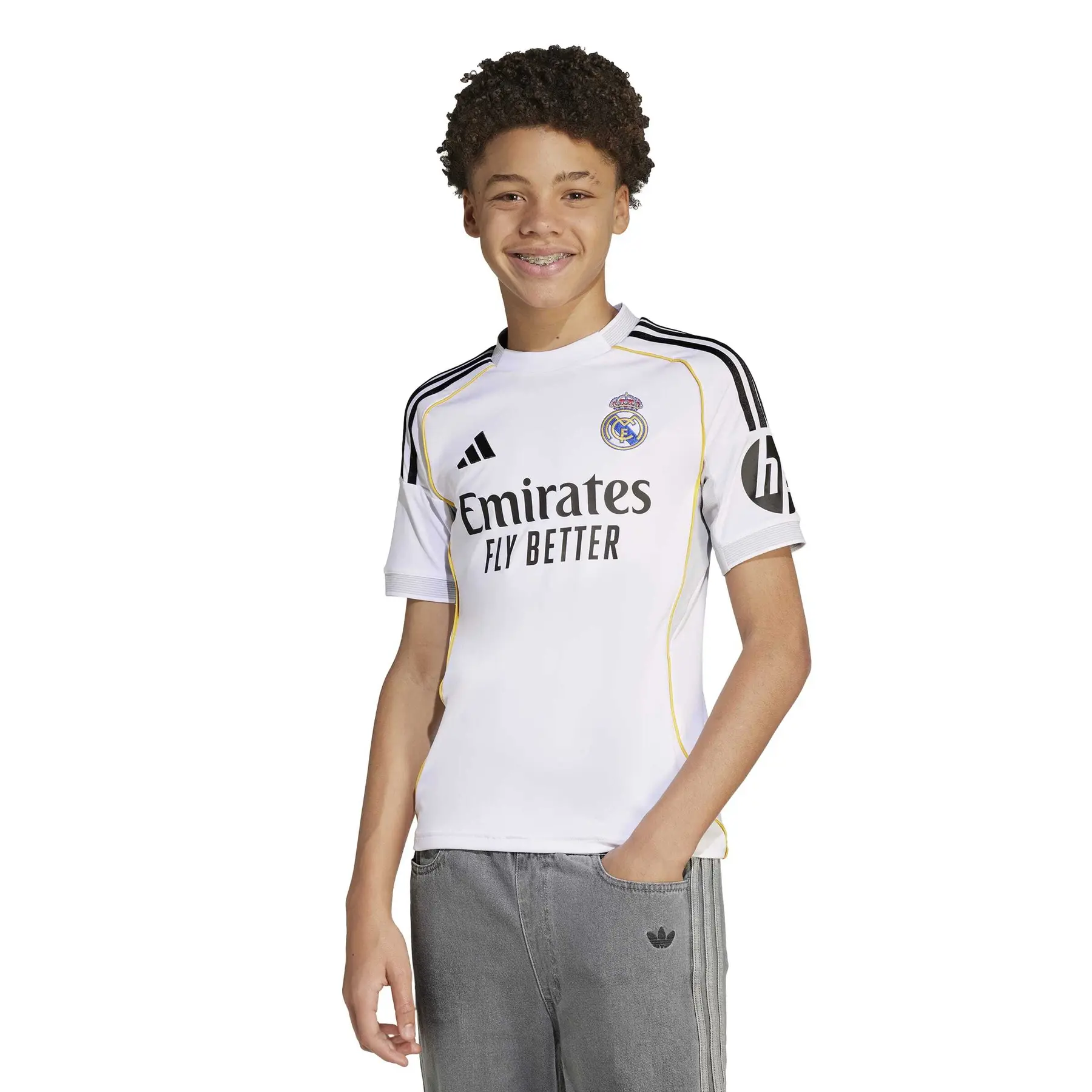 Heimtrikot Kinder Real Madrid 2025/26