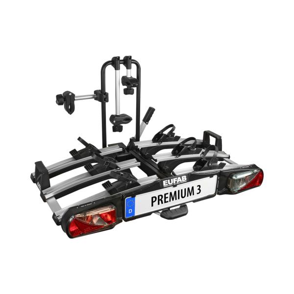 Fahrradträger auf der Anhängerkupplung faltbar neigbar Eufab Premium Vae / E Bike