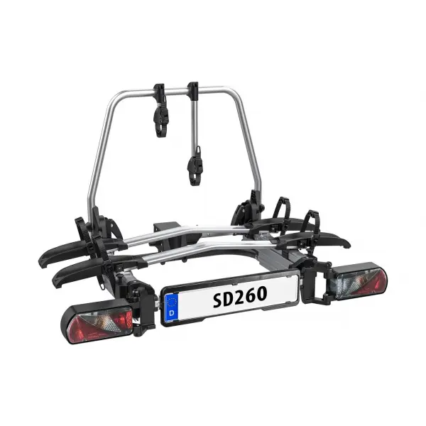 Fahrradträger auf der Anhängerkupplung Plattform 2 Velos Eufab Sd260