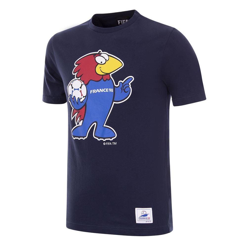 T-Shirt Copa Football Frankreich Mascot WM 1998