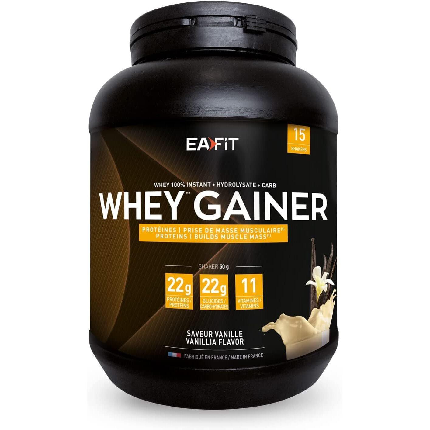 Whey Gainer Vanille EA Fit