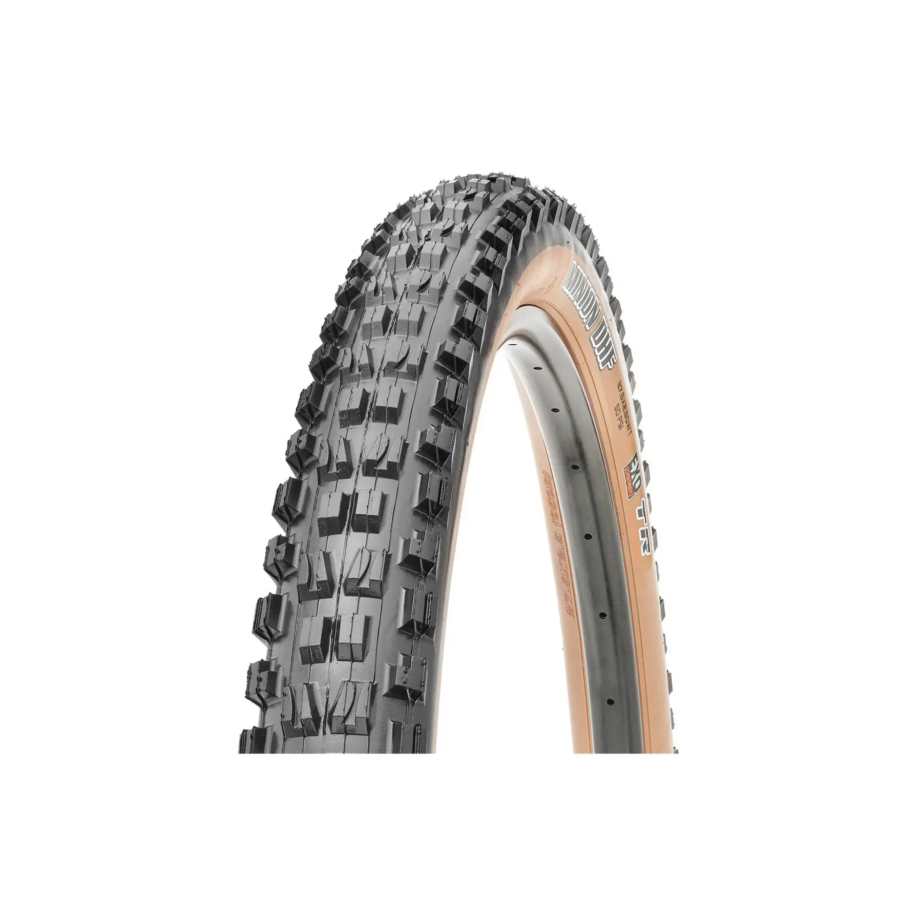 Schlauchloser weicher Reifen Maxxis Minion DHF Exo tanwall