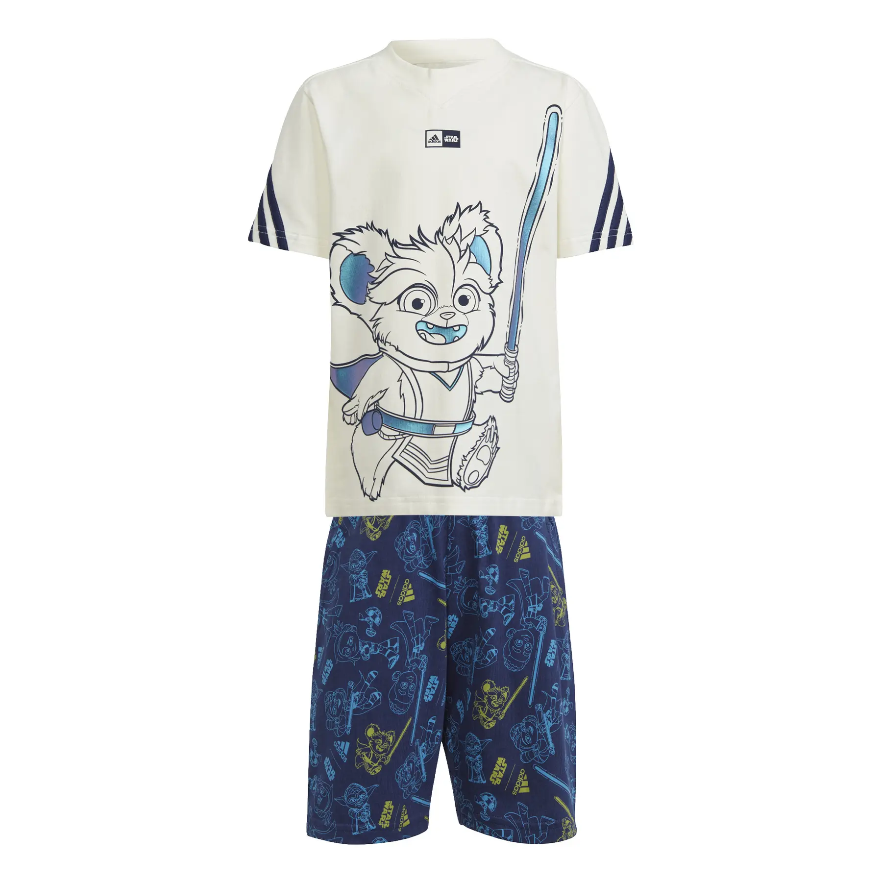 Set aus T-Shirt und Shorts für Kinder adidas Star Wars Young Jedi