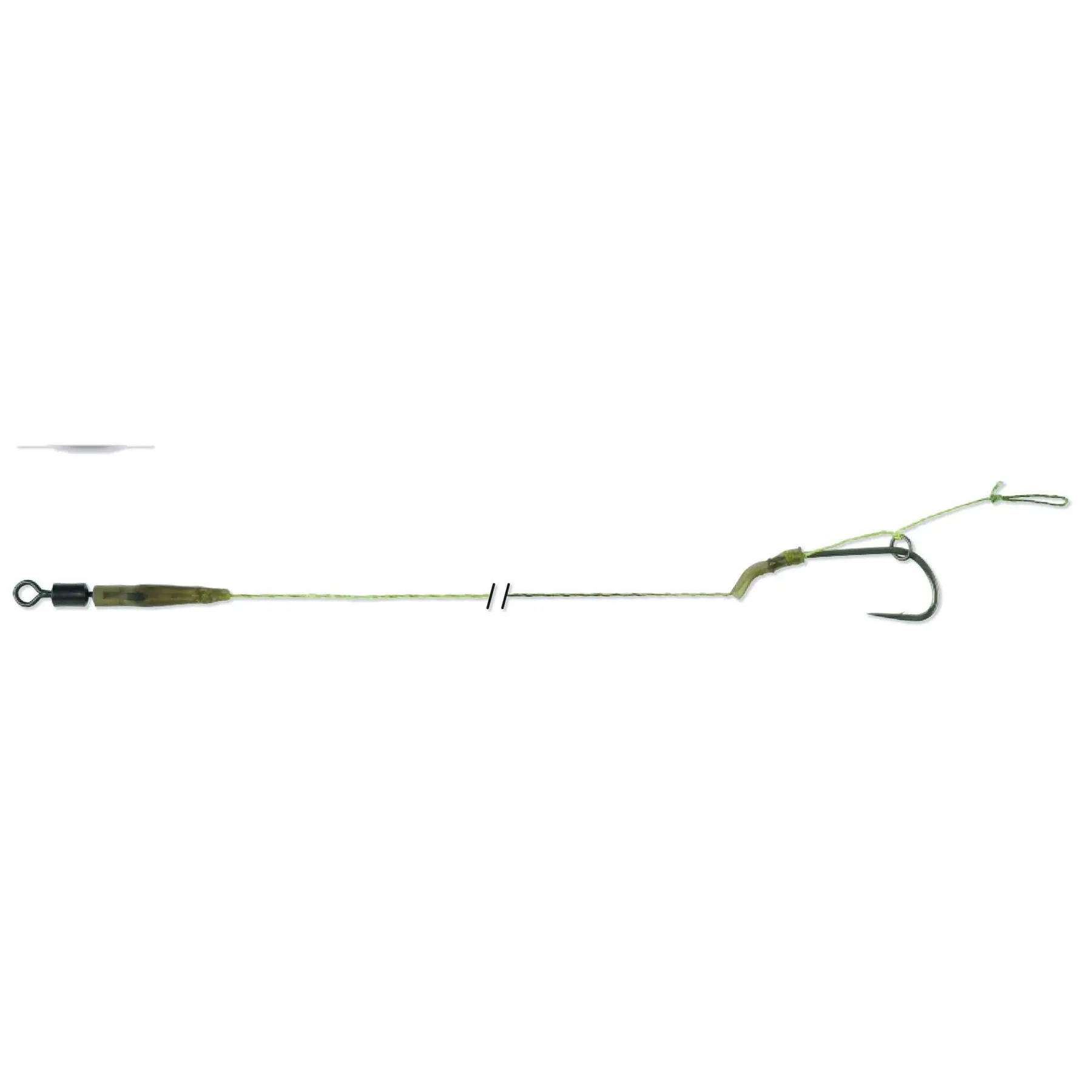 Vordere Reihe Carp Spirit Blow Back Rig Barbed S8 (x2)