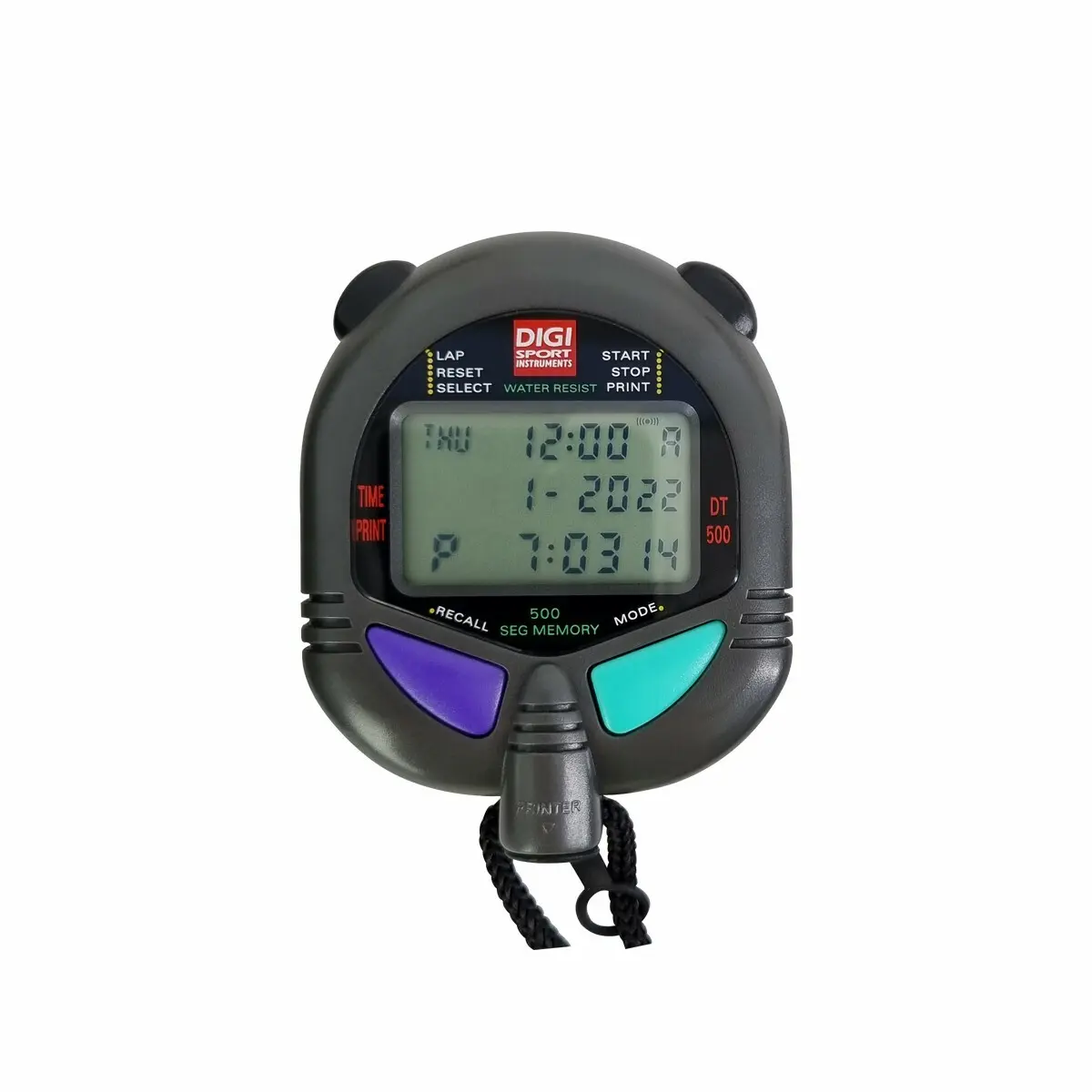 Stoppuhr 500 Speicherplätze usb-Version Digi Sport Instruments DT500