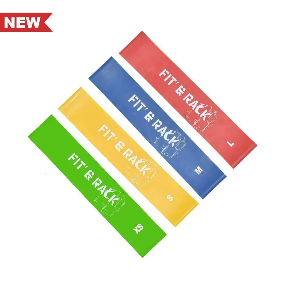 Satz mit 4 Gummibändern aus Latex Fit & Rack