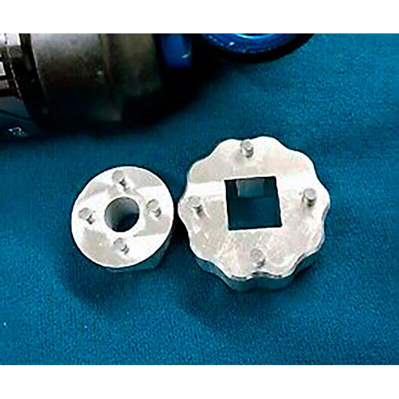 Werkzeug: individuelle Nuss, 4 Stifte, Grundventil Fox 2021 DHX2 / FX2 Reb