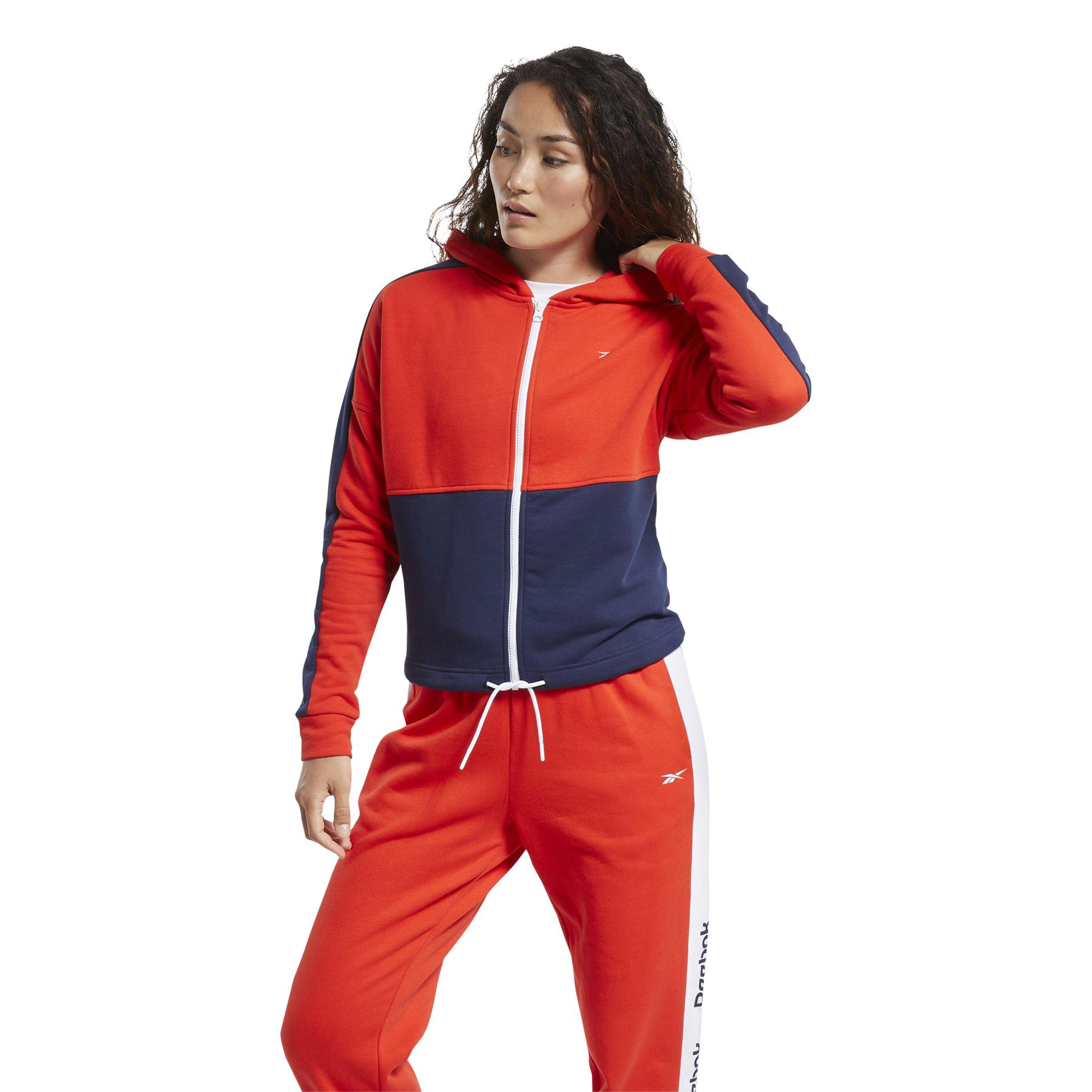 Kapuzenpullover, Damen Reebok Training