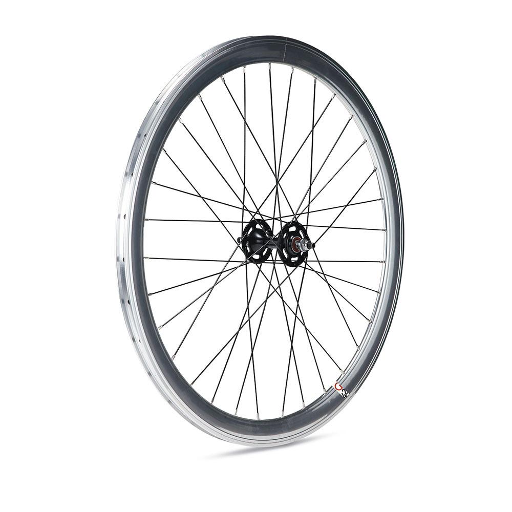 MTB-Vorderrad Bahn fixiert poliert Nabe Gurpil